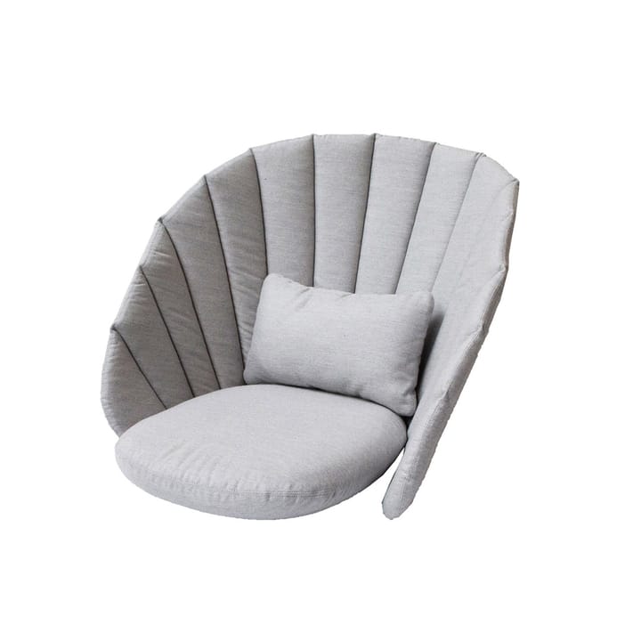 Cojín para sillón lounge Peacock - Cane-Line Natté light grey - Cane-line