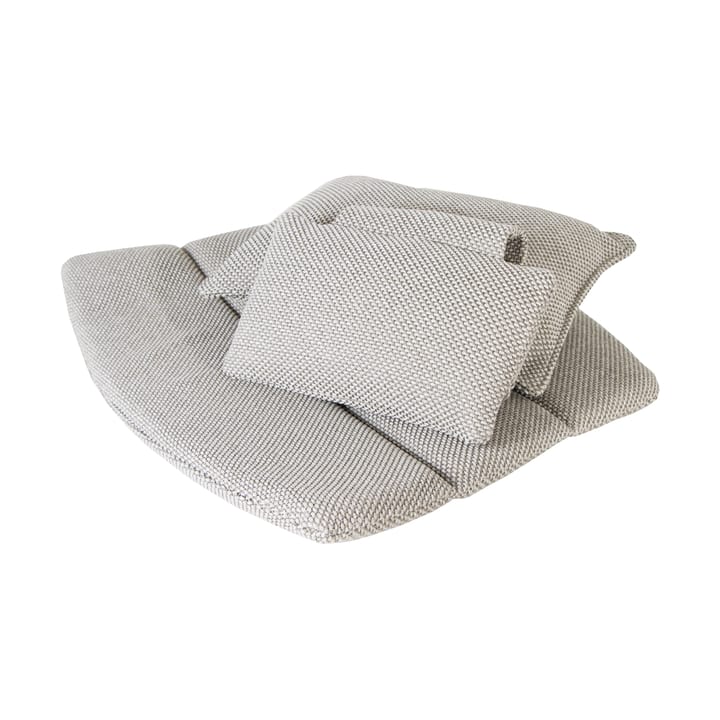 Conjunto de cojines para sillón lounge Breeze respaldo alto - Focus light grey - Cane-line