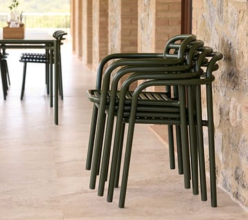 Silla con reposabrazos Bliss - Dark green - Cane-line