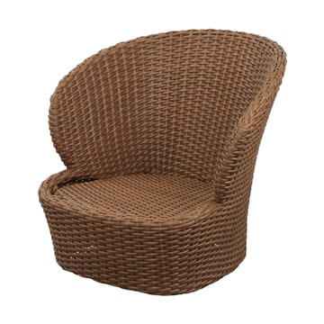 Sillón lounge Coast swivel - Umber brown (Flat Weave) - Cane-line