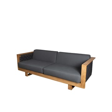 Sofá Angular de 3 plazas - Dark grey, teak - Cane-line