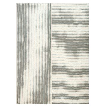 Alfombra de lana Radha 180x270 cm - Off white-heaven blue - Chhatwal & Jonsson