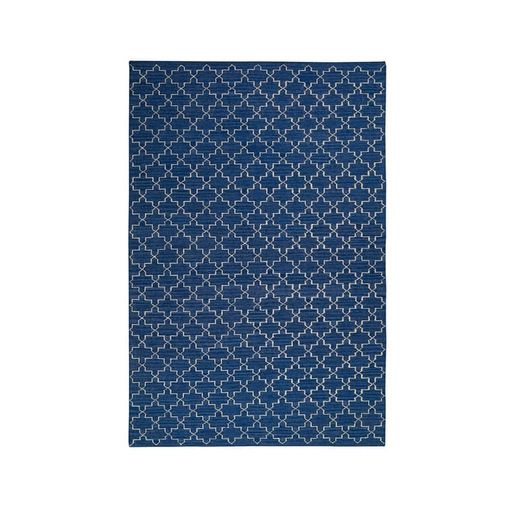 Alfombra New Geometric - Indigo melange/off white, 234x323 cm - Chhatwal & Jonsson