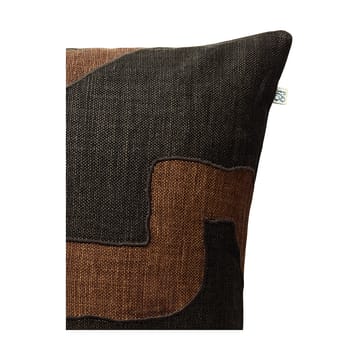 Funda de cojín Sikkim 50x50 cm - Taupe-Dark Brown - Chhatwal & Jonsson