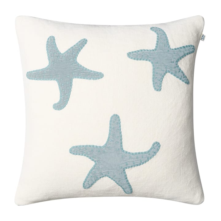 Funda de cojín Star Fish 50x50 cm - Off white-aqua - Chhatwal & Jonsson