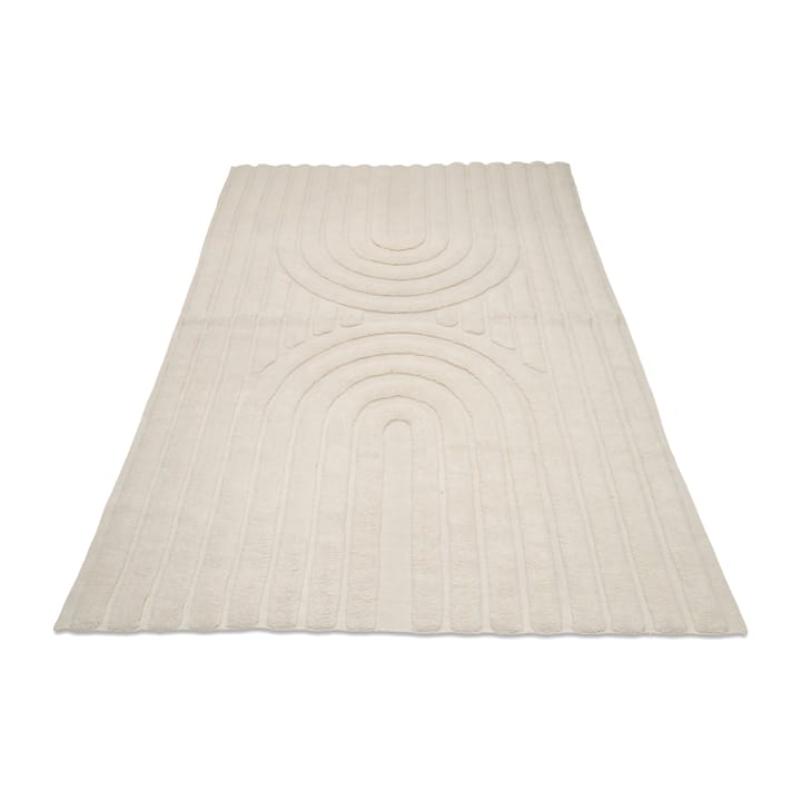 Alfombra de lana Curve 170x230 cm - Ivory - Classic Collection