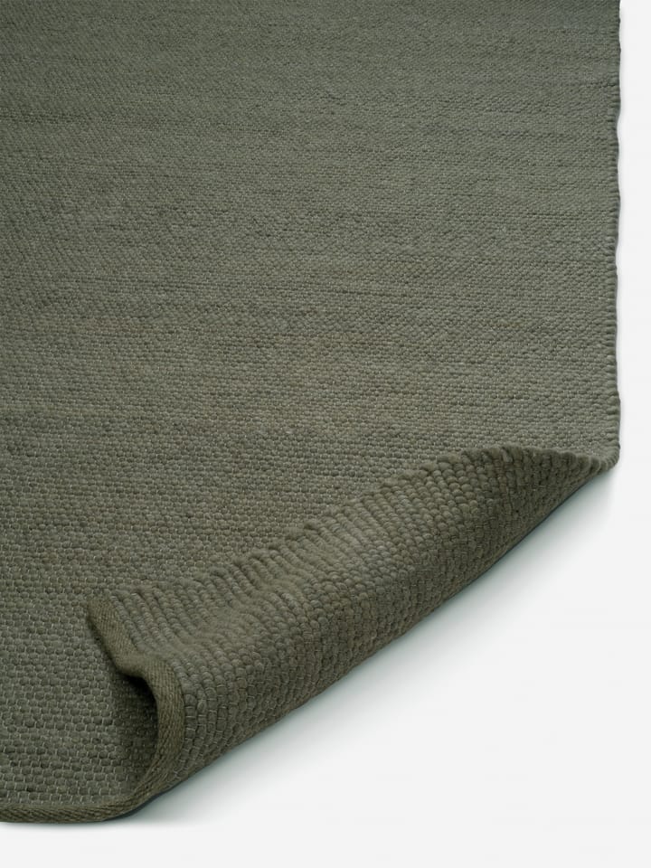 Alfombra de lana Merino 170x230 cm, Verde oscuro Classic Collection