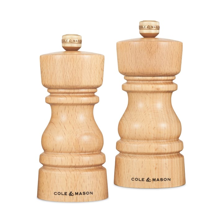 Set de molinillos de sal y pimienta London 13 cm - Natural - Cole & Mason