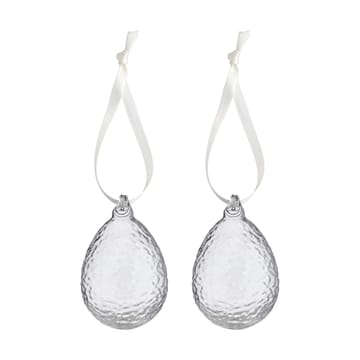 2 Colgantes de pascua Gry huevos - Clear - Cooee Design