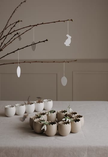 Adorno de Pascua Easter line - White - Cooee Design