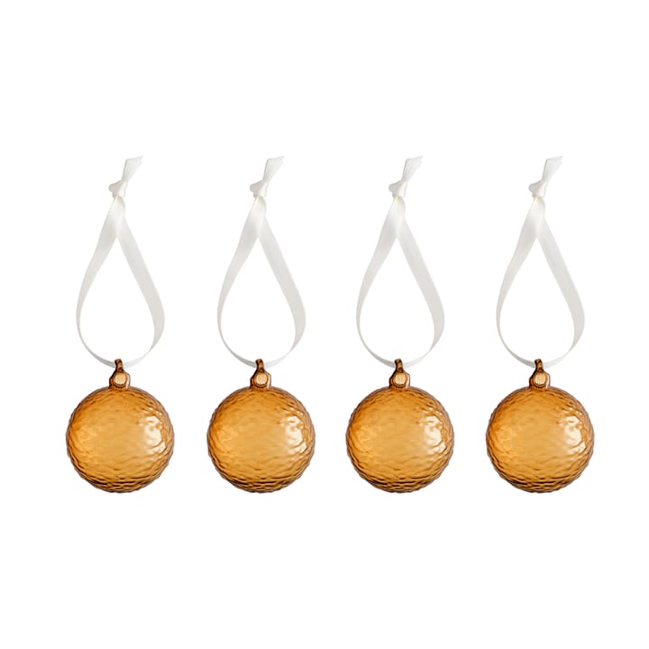 Bola de Navidad Gry Marble Ø5 cm - Cognac - Cooee Design