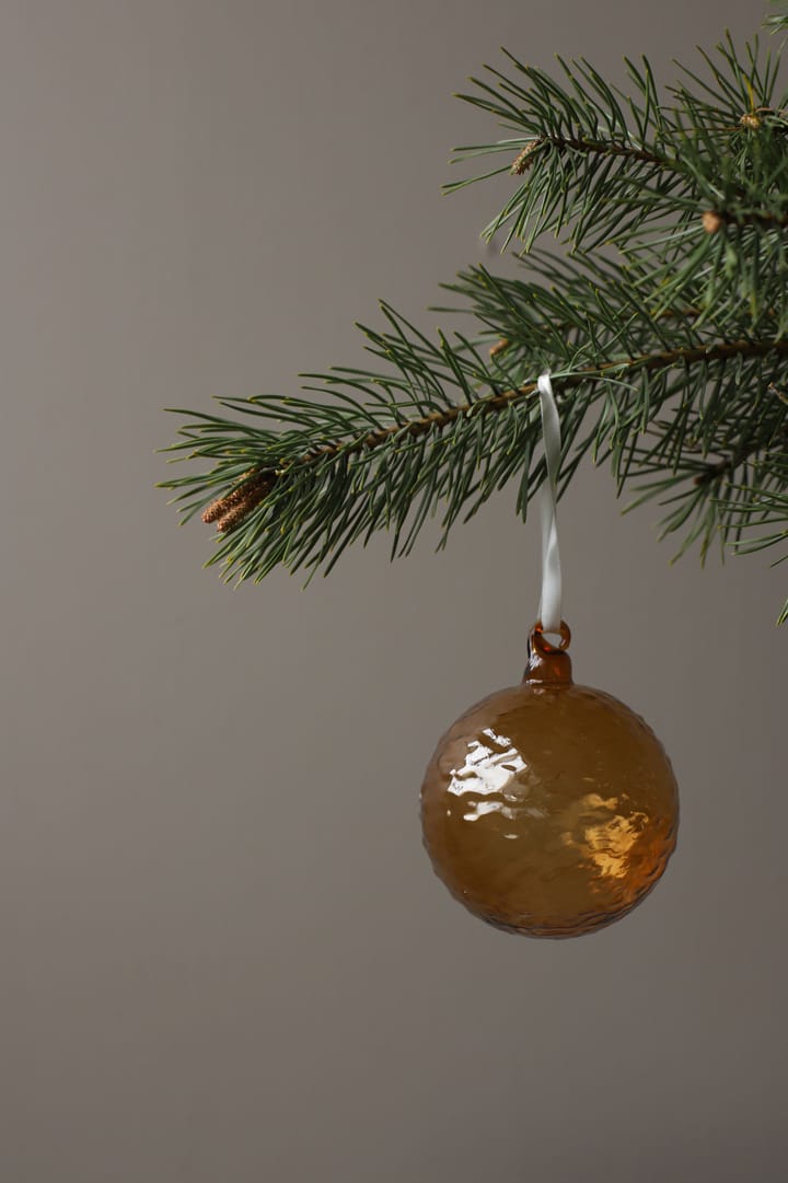 Bola de Navidad Gry Marble Ø5 cm, Cognac Cooee Design