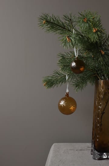 Bola de Navidad Gry Marble Ø5 cm - Cognac - Cooee Design