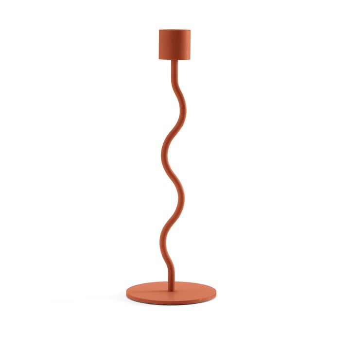 Candelabro Curved 23 cm - Brick red - Cooee Design