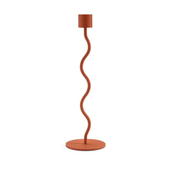 Candelabro Curved 26 cm - Brick red - Cooee Design