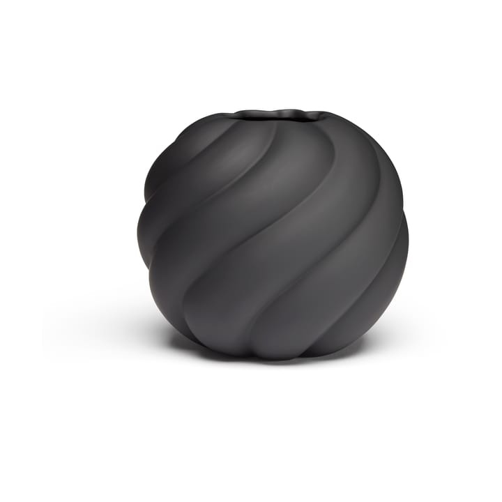 Jarrón Twist ball 12 cm - Black - Cooee Design