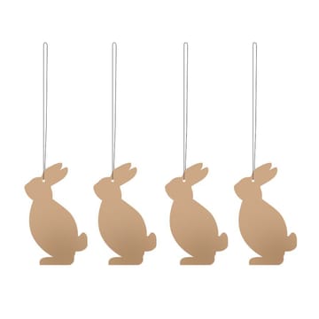 Set de 4 colgantes de pascua Easter Deco liebre - Cafe au lait - Cooee Design