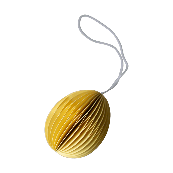 Colgante de pascua Ovoid papel 7 cm - Yellow - DBKD