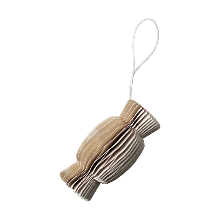 Colgante navideño Paper candy - Beige - DBKD