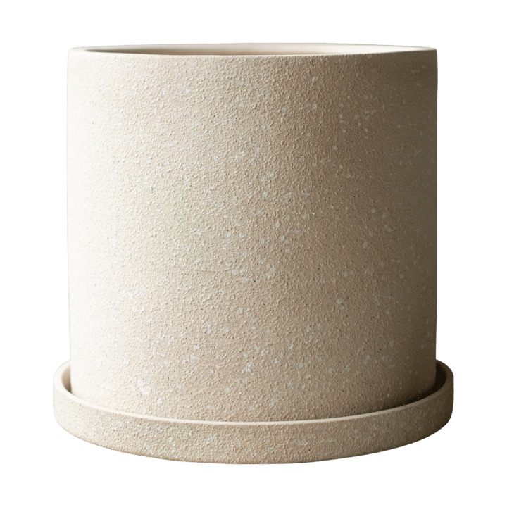 Maceta con base Grow Ø30 cm  - Creme structure - DBKD