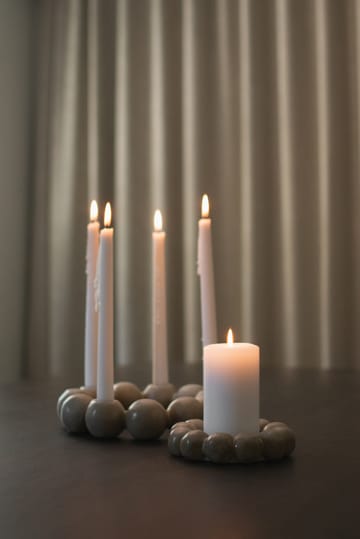 Plato para velas Bright Ø17 cm - Beige - DBKD