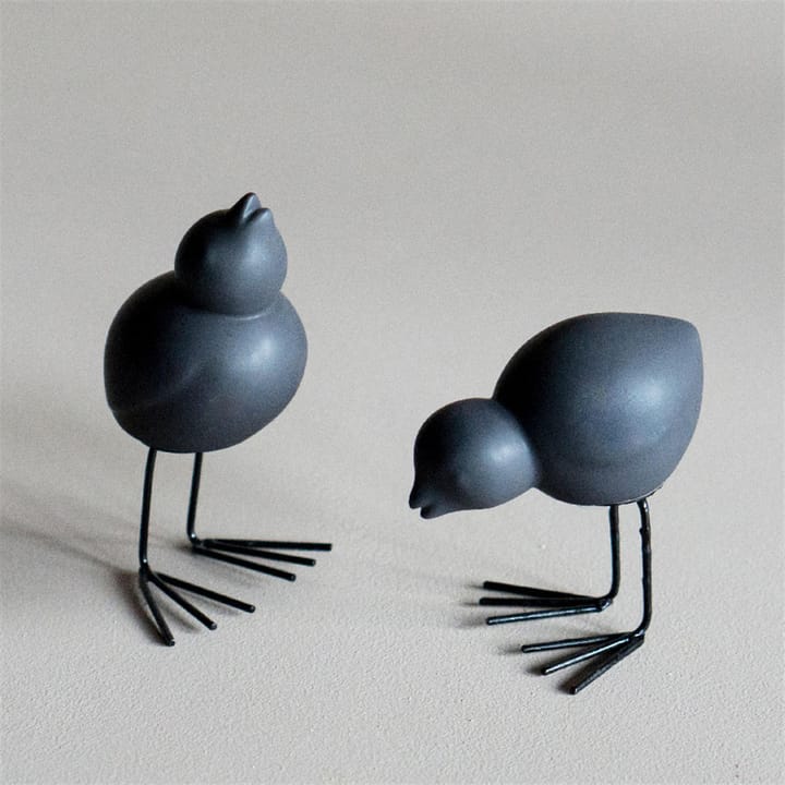 Set de 2 adornos de Pascua Swedish Birds DBKD, Black DBKD