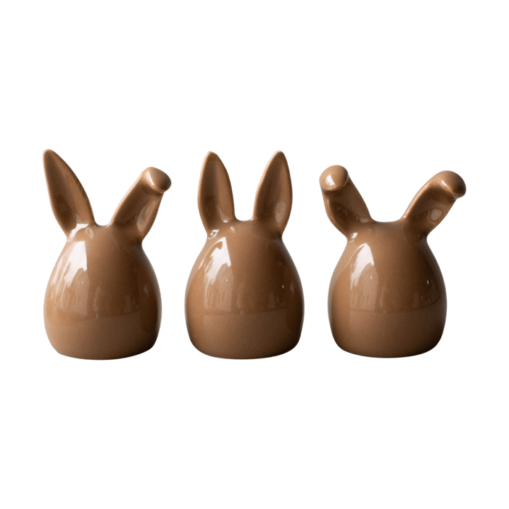 Set de 3 conejos de pascua Triplets - Shiny nougat - DBKD