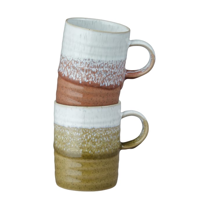 Tazas Kiln Accents 40 cl, 2 piezas - Ochre-rust - Denby