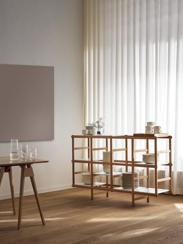 Estante Frame M 154 cm - Roble-blanco - Design House Stockholm