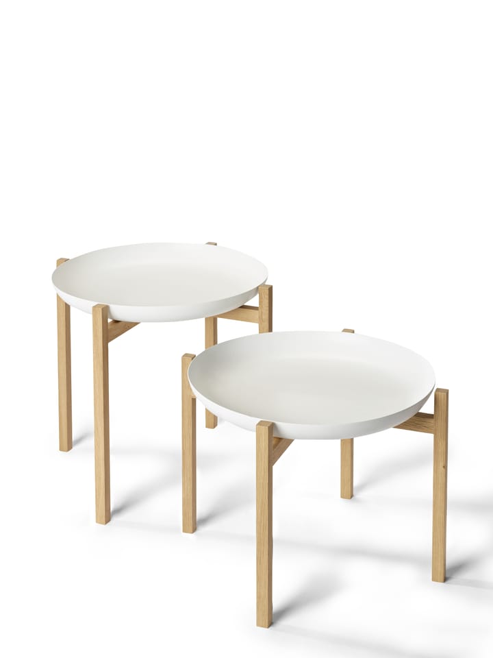 Mesa auxiliar Tablo Table Set, High white Design House Stockholm