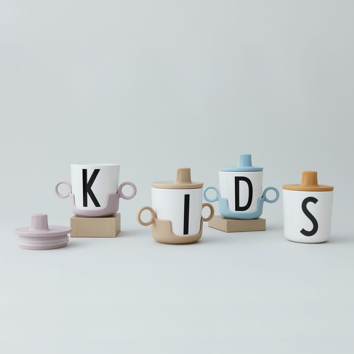 Tapa para taza melamina Design Letters, azul claro Design Letters