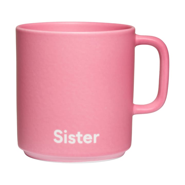 Taza favorita con asa Design Letters VIP 25 cl - Sister-pink - Design Letters