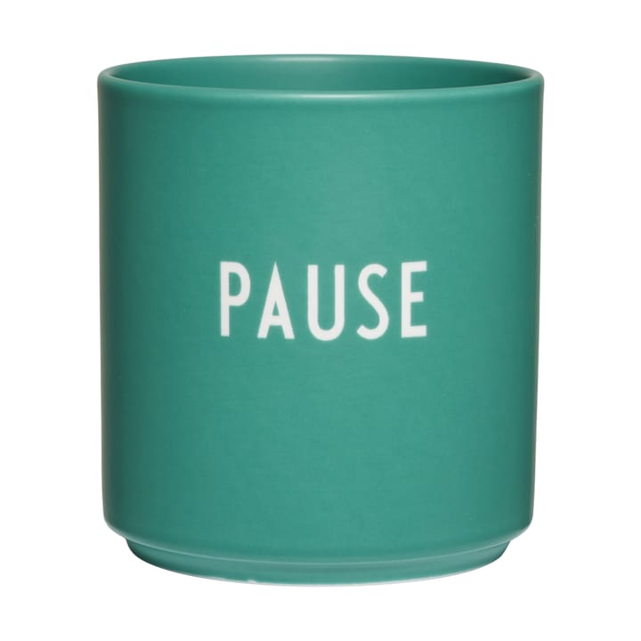 Taza favorita Design Letters 25 cl - Pause-antique green - Design Letters