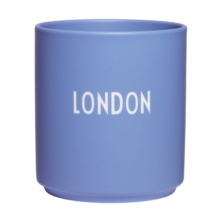 Taza favorita Design Letters International 25 cl - London-blue - Design Letters