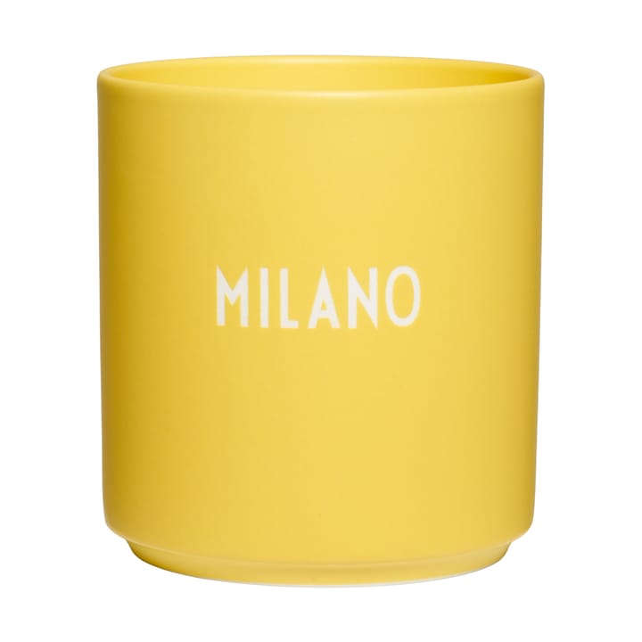 Taza favorita Design Letters International 25 cl - Milano-yellow - Design Letters