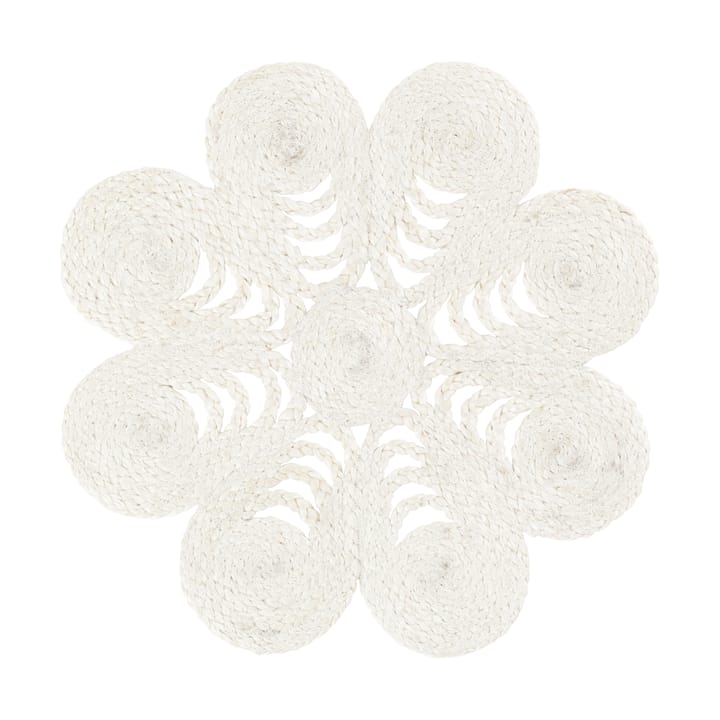 Mantel individual Elin anemone Ø40 cm - White - Dixie