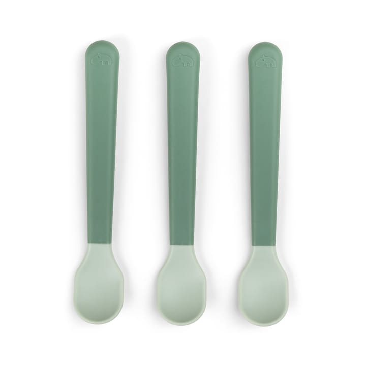 Cucharas foodie Easy-grip, 3-pack - Green - Done by deer