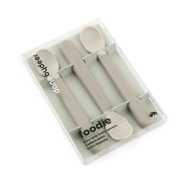 Cucharas foodie Easy-grip, 3-pack - Sand - Done by deer