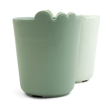 Minivasos Croco kiddish  10 cl, 2-pack - Green - Done by deer