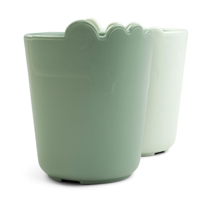 Minivasos Croco kiddish  10 cl, 2-pack, Green Done by deer