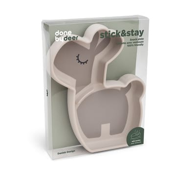 Plato infantil Lalee Stick&Stay 13,5x18 cm - Sand - Done by deer