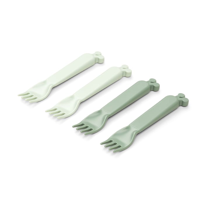 Tenedores Raffi kiddish 4-pack, Green Done by deer