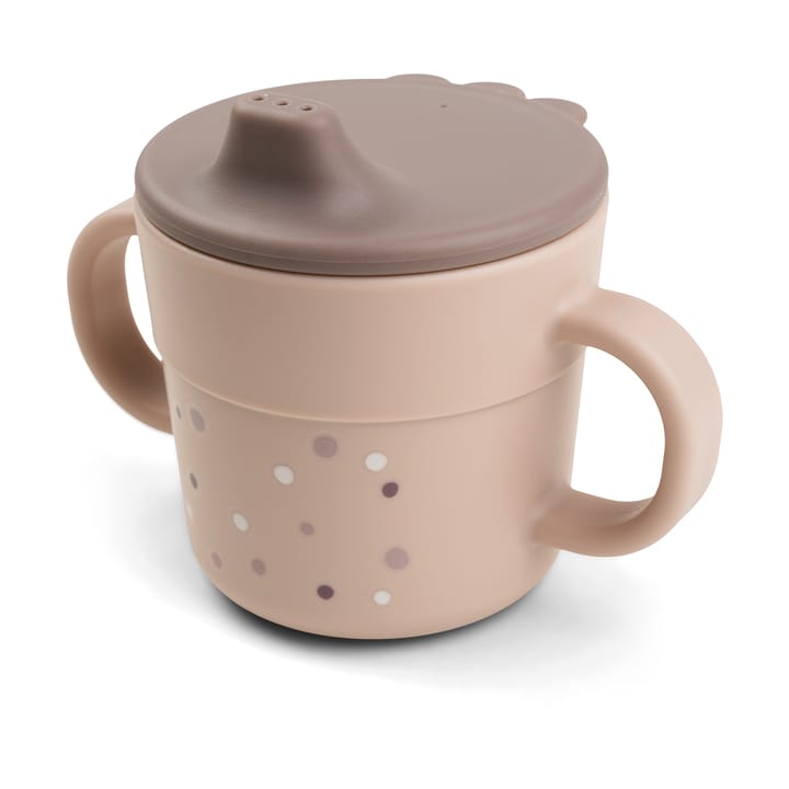 Vaso con boquilla Happy Dots foodie 21,5 cl - Powder - Done by deer