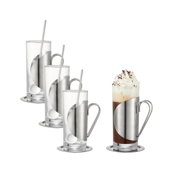 Set Darry irish coffee - vidrio-acero inoxidable - Dorre