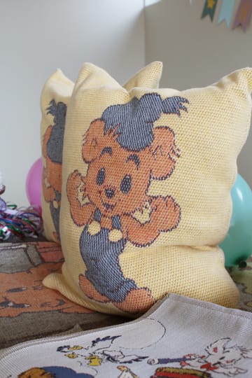 Funda de cojín Bamse 40x40 cm - Amarillo - Ekelund Linneväveri