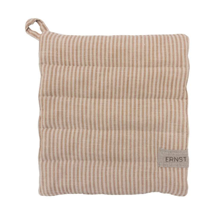 Agarradera Ernst a rayas 23x25 cm - caramelo-beige - ERNST