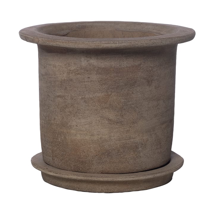 Maceta terracota Ernst con plato - Ø24 cm - ERNST