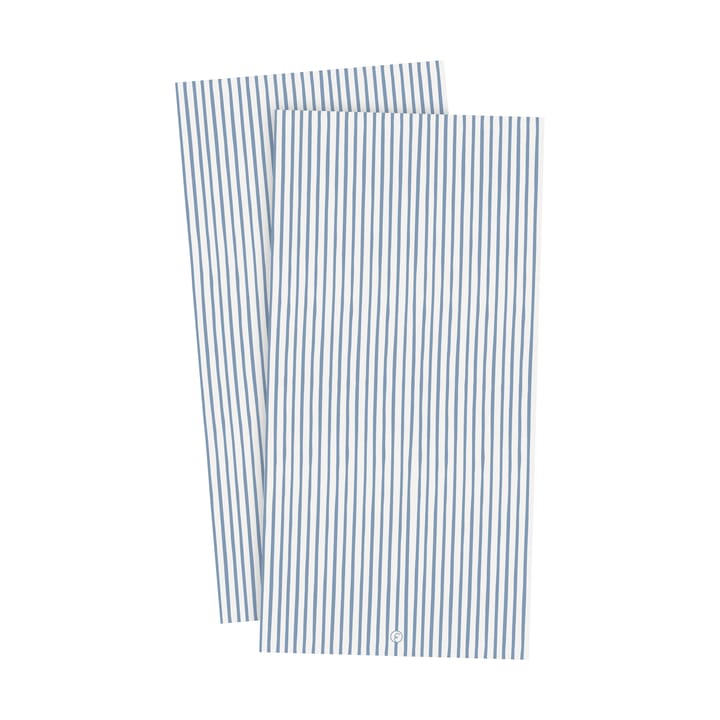 Servilletas Ernst a rayas 33x33 cm, 20-pack - Azul claro-blanco - ERNST