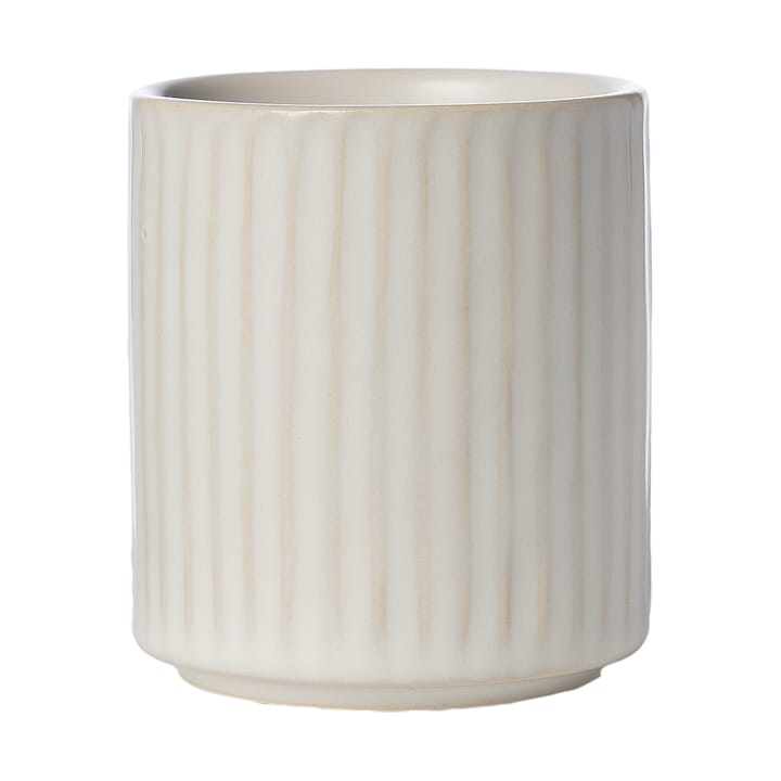 Taza sin asa acanalada Ernst 19 cl - Blanco natural - ERNST