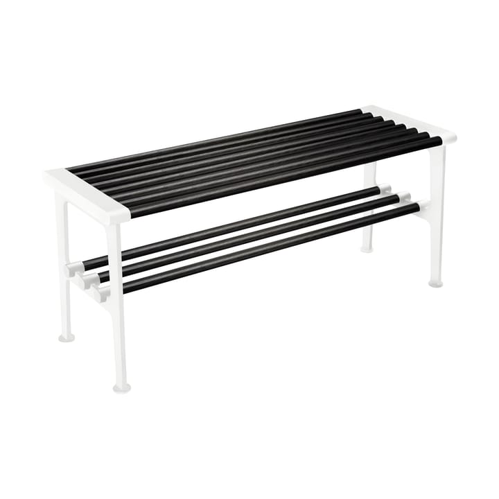 Banco Nostalgi 100 cm - Roble teñido de negro-blanco - Essem Design